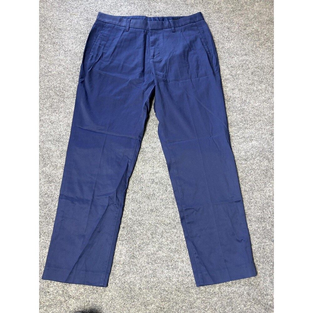 Bonobos Dress Pants Mens 31x28 Blue Athletic Fit Microfiber Business Office